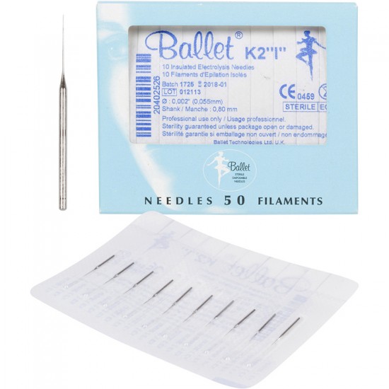 Ballet electrolysis needle insulated K3 Depilation consumable products