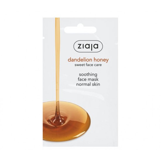 honey masks - ziaja - cosmetics - Dandelion honey face mask 7ml COSMETICS