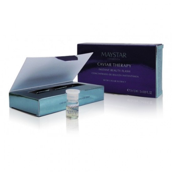 face cosmetics - caviar therapy - maystar - cosmetics - Caviar instant lift ampoules 3 x 1,5ml MAYSTAR