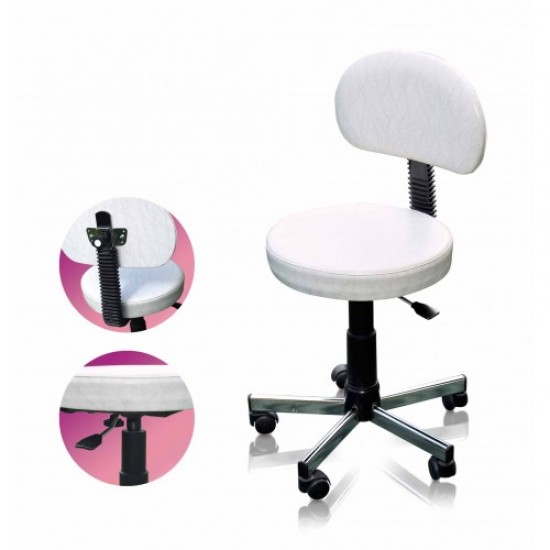 Wheelchair stool with backrest Beauty devices
